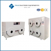 Four Drum Round Vacuum Oven For Li-ion Battery Electrode Drying Process 