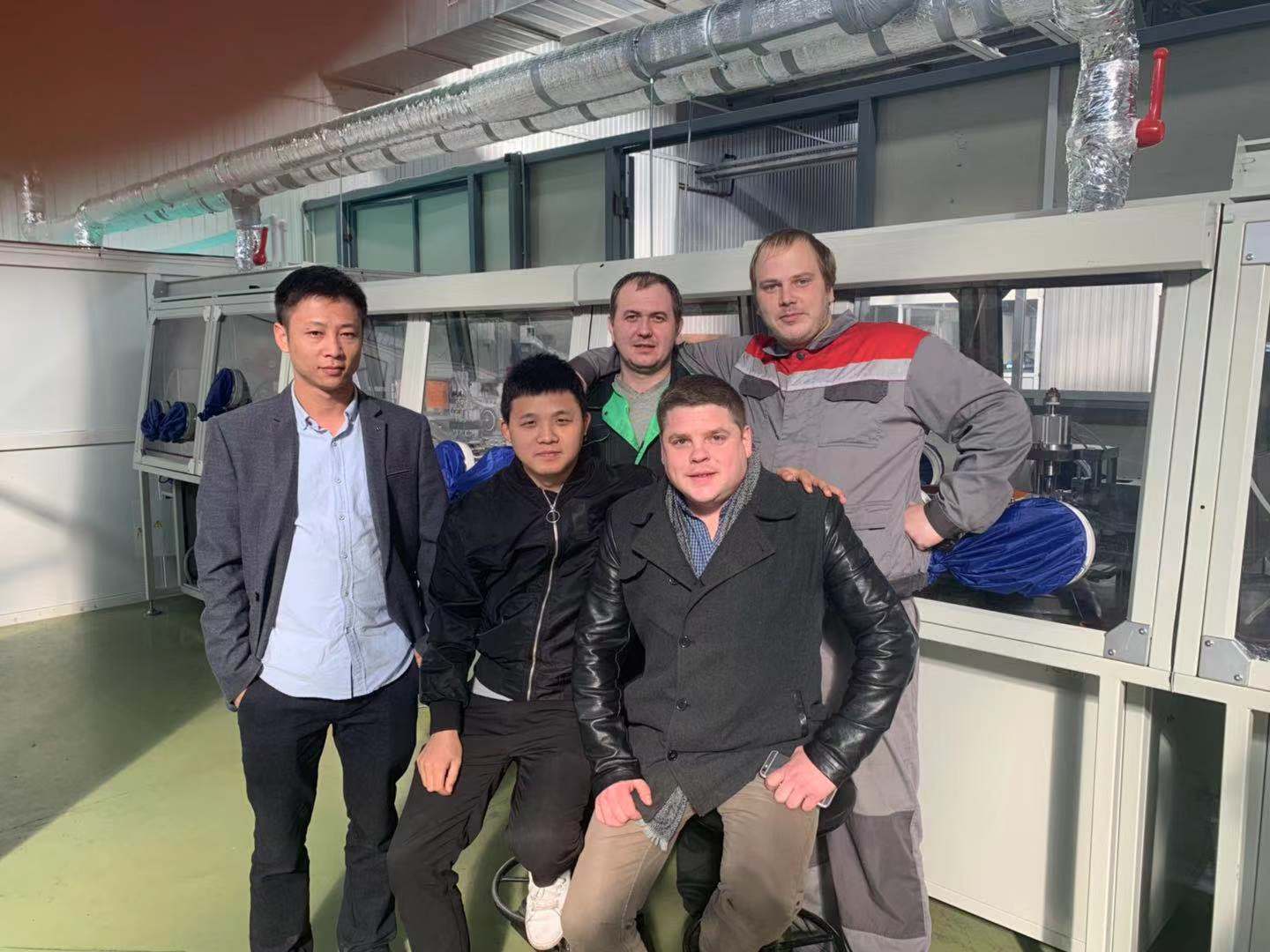 Russian Customer---A Perfect Ending in Installation of Battery Production Line