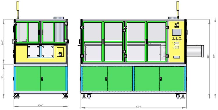 pouch cell formation machine pouch cell formation machine