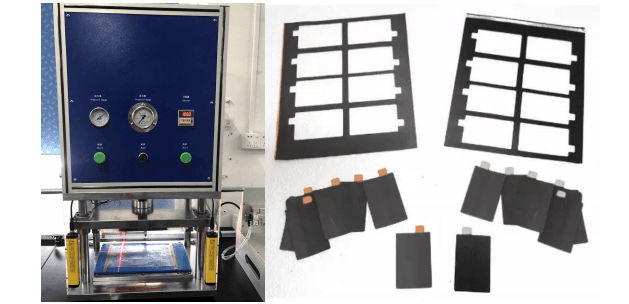 Semi-automatic Pouch Cell Battery Electrode Die Cutting Machine