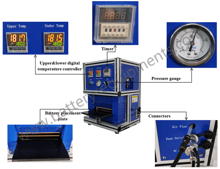 pouch cell hot sealer