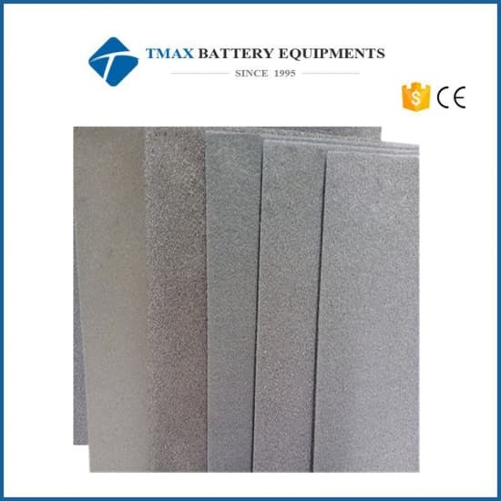 3-30mm Thickness 50-130 PPI Nickel Foam for Lab Battery Materials