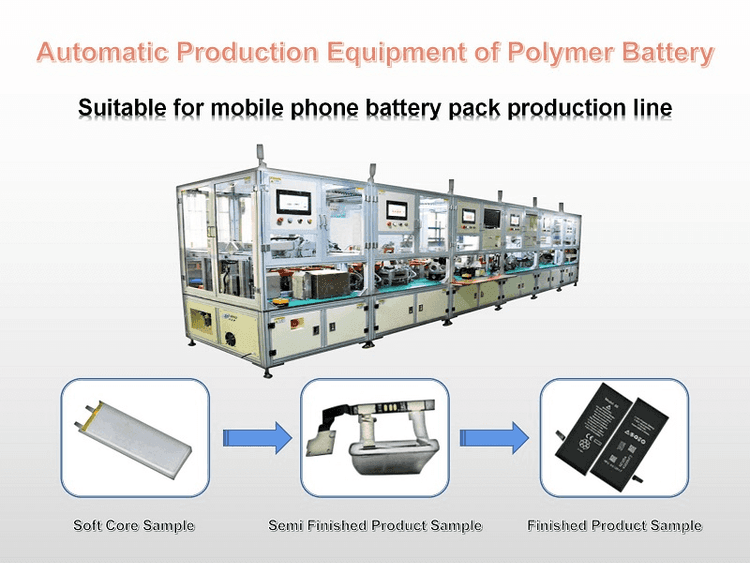 Polymer Battery Pack Assembling Line Polymer Battery Pack Assembling Line