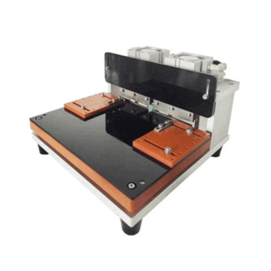 Compact Laboratory Pouch Cell Tab Cutting and Shaping Machine