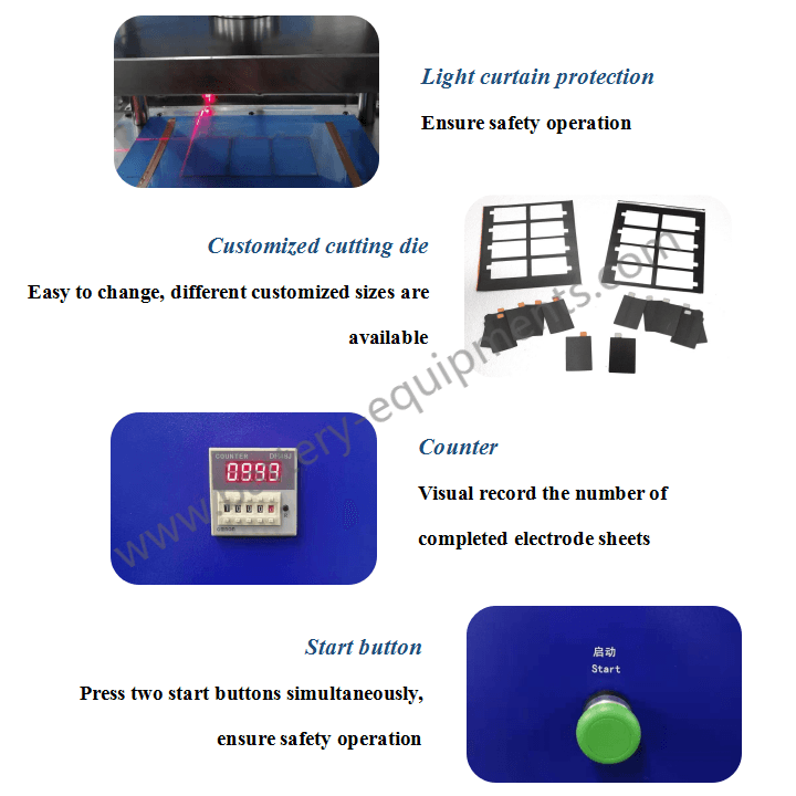 pouch cell die cutter pouch cell die cutter