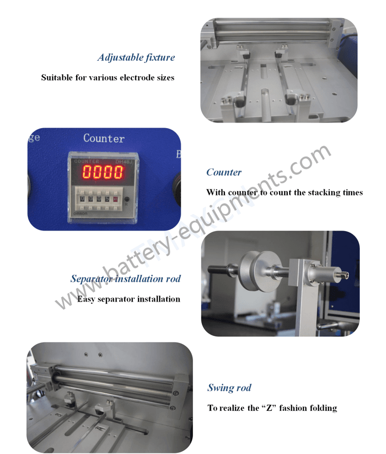 pouch cell stacker