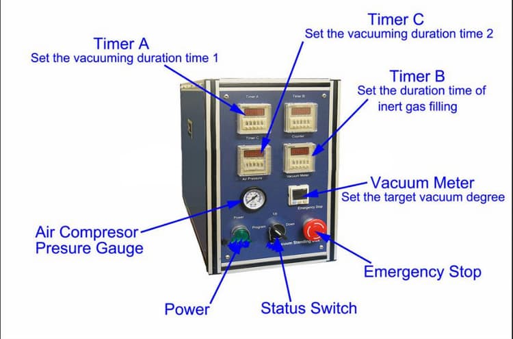 vacuum standing machine vacuum standing machine