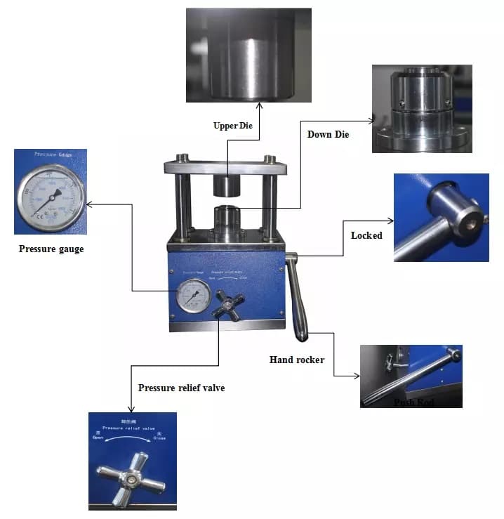coin cell crimper coin cell crimper