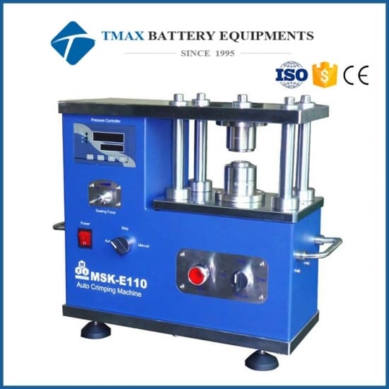 Pressure Adjustable Electric Button Cell Crimping Machine for CR20XX Coin Cells