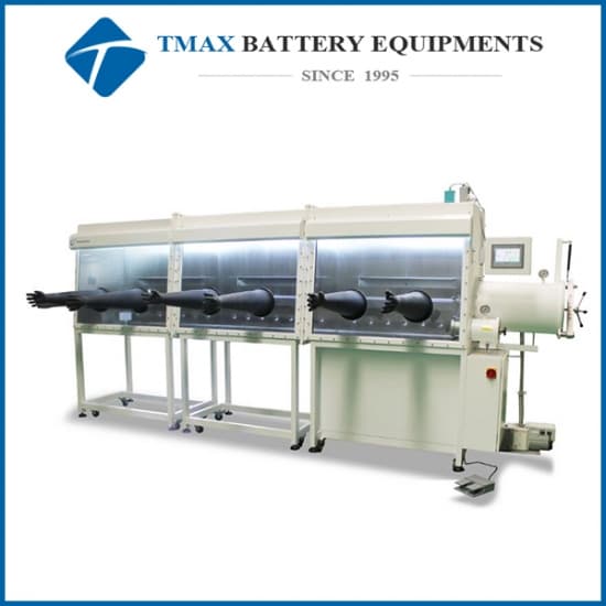 3 Working Station Vacuum Glovebox With Dry Air And Vacuum Function