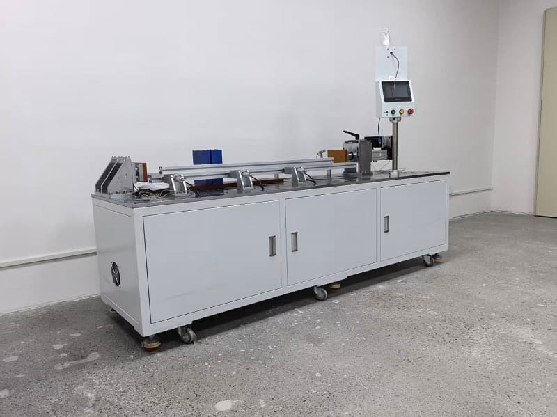 Prismatic Cell Stacking and Compression Machine