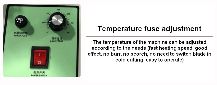 temperature fuse adjustment