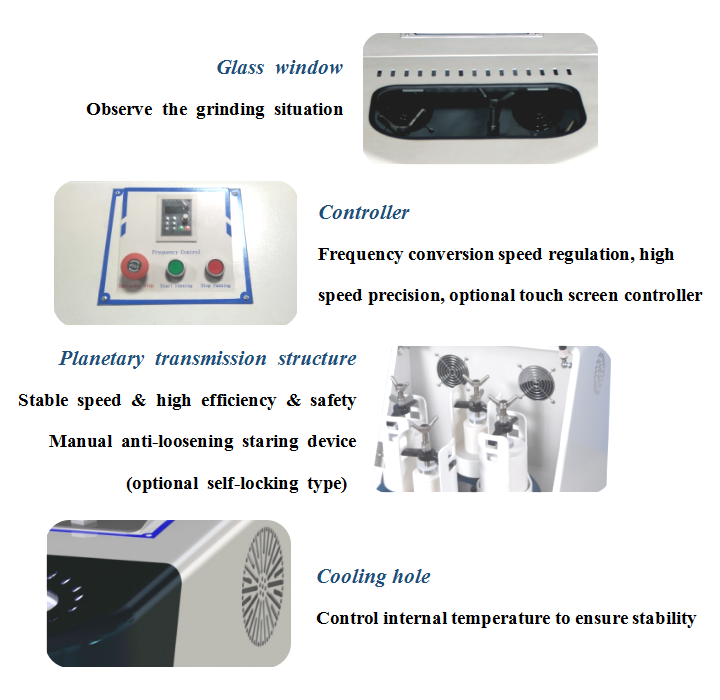 16L planetary ball mill
