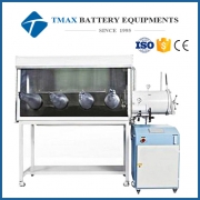 Two section two station Vacuum glove box price for battery lab research