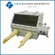 Laboratory Benchtop Small Single Station Dry Glove Box with Airlock And Vacuum Flange & Gauge