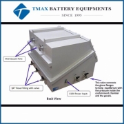 Laboratory Benchtop Small Single Station Dry Glove Box with Airlock And Vacuum Flange & Gauge