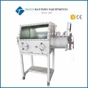 Compact Stainless Steel Vacuum Glove Box with Vacuum Flange & Gauge