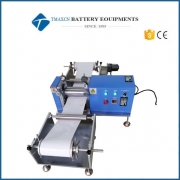Roll to Roll Rolling Press for Battery Electrodes with Feeding and Winding Devices 