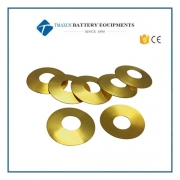 Coin Cell Gold Plated Stainless Steel Spring (Belleville Washers)