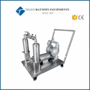 Slurry Feeding System Turnover Bucket and Iron Removal Filter For Battery Coating Machine Feeding Special Equipment