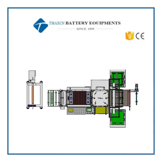 Double Servo Lithium Battery Electrode Die Cutter Notching Machine With