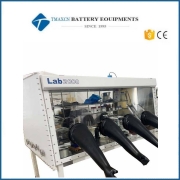 Lab Large Double-sided Four Stations Eight Ports Vacuum Glove Box 