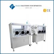 Single-sided 6-port Vacuum Glove Box with T Type Large Transition Cabin 