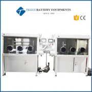 Single-sided 6-port Vacuum Glove Box with T Type Large Transition Cabin 