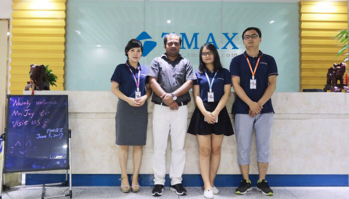 Machines pre-shipment inspection by British customer