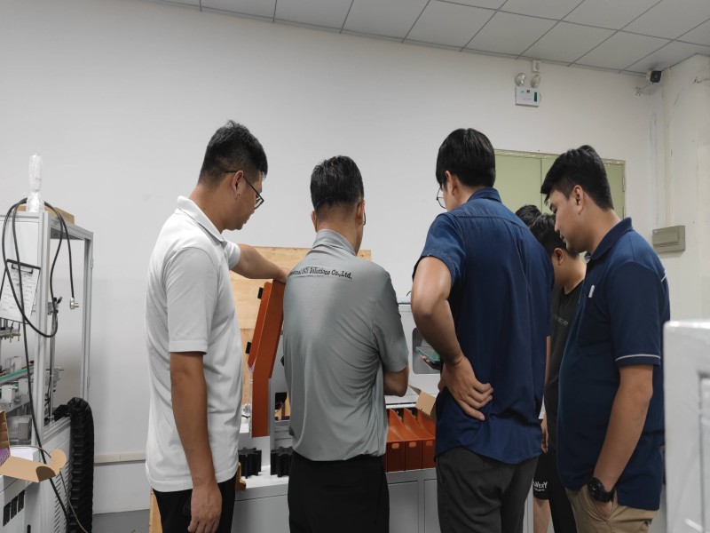 Thailand Clients Visit Our Plant for Battery Pack Machines FAT