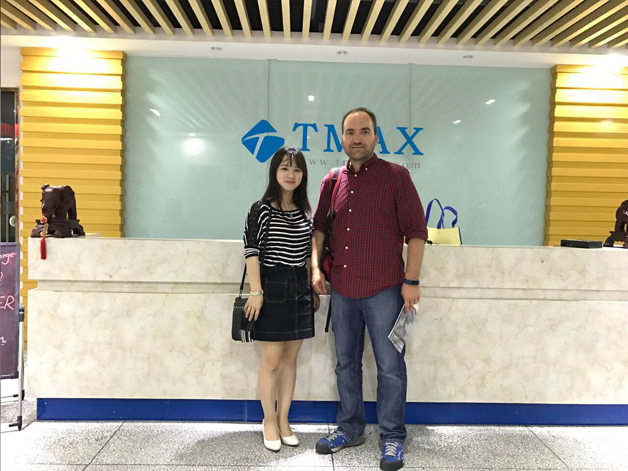 Nice Customer From Spain Visit TMAX