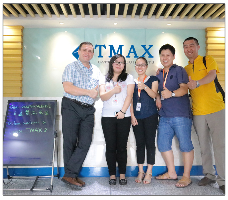 June 2015 The Visiting From One of Our Old Customer From American